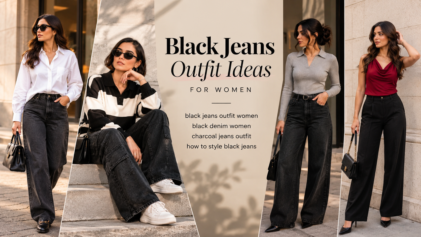 Black Jeans Outfit Ideas: The Denim Colour Taking Over Autumn