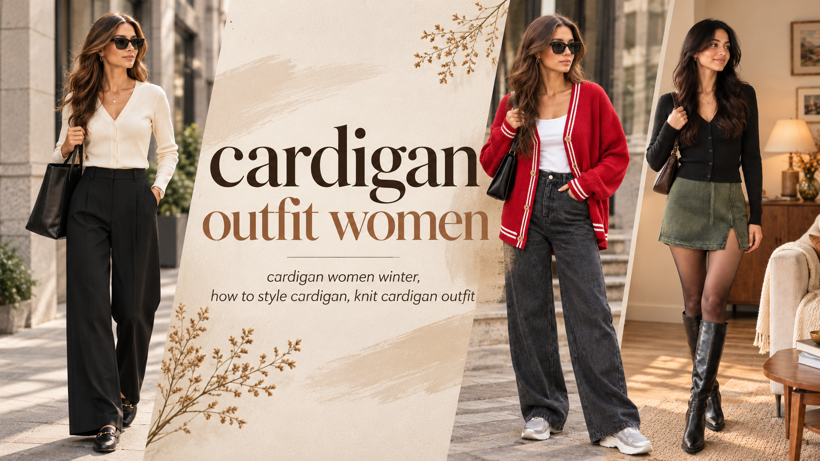 Cardigan Outfit Ideas for Women: From Office to Weekend