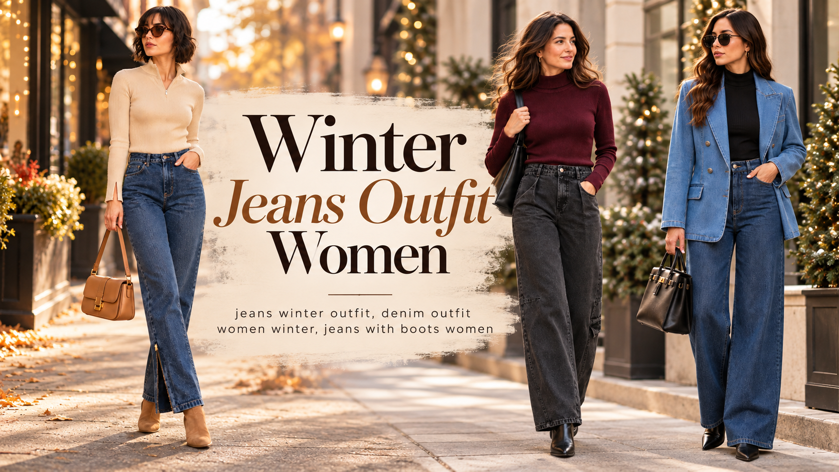 Winter Denim Outfit Ideas: Jeans Looks for Cold Weather