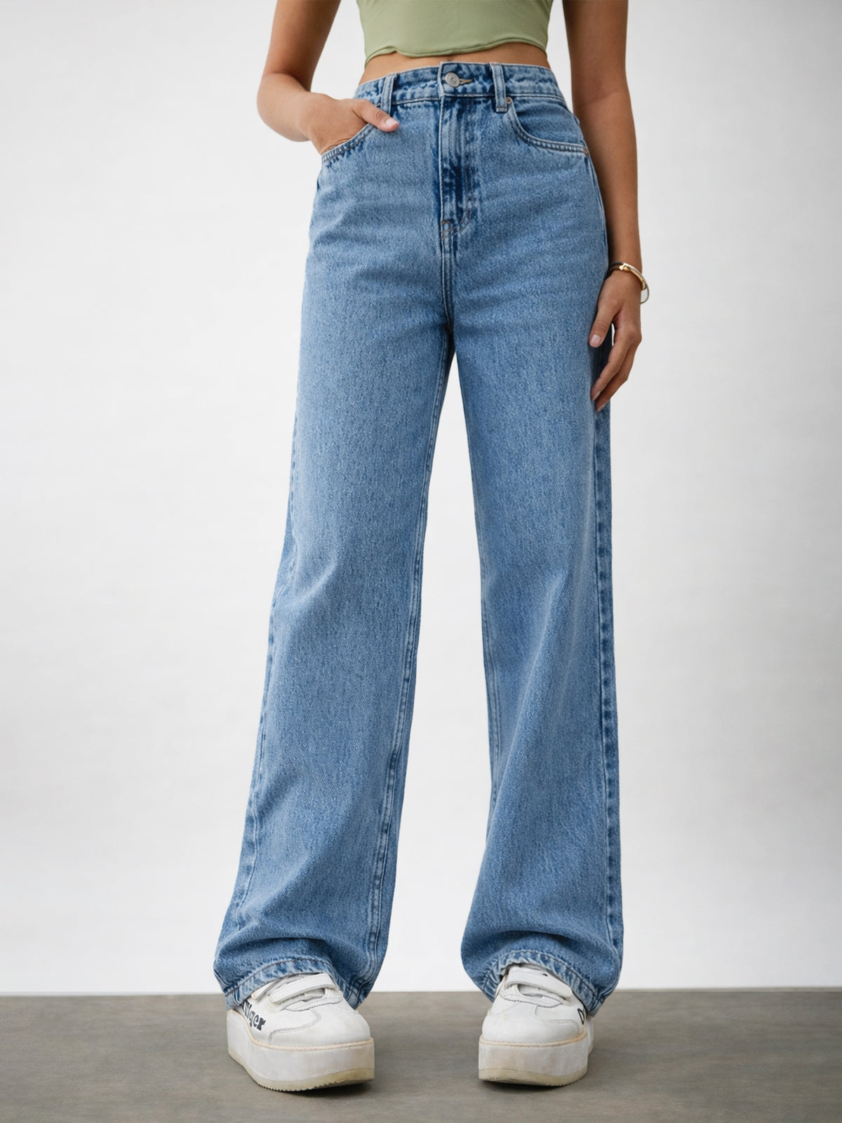 Blue Blast Denim Ankle Length Jeans-Noh.Voh