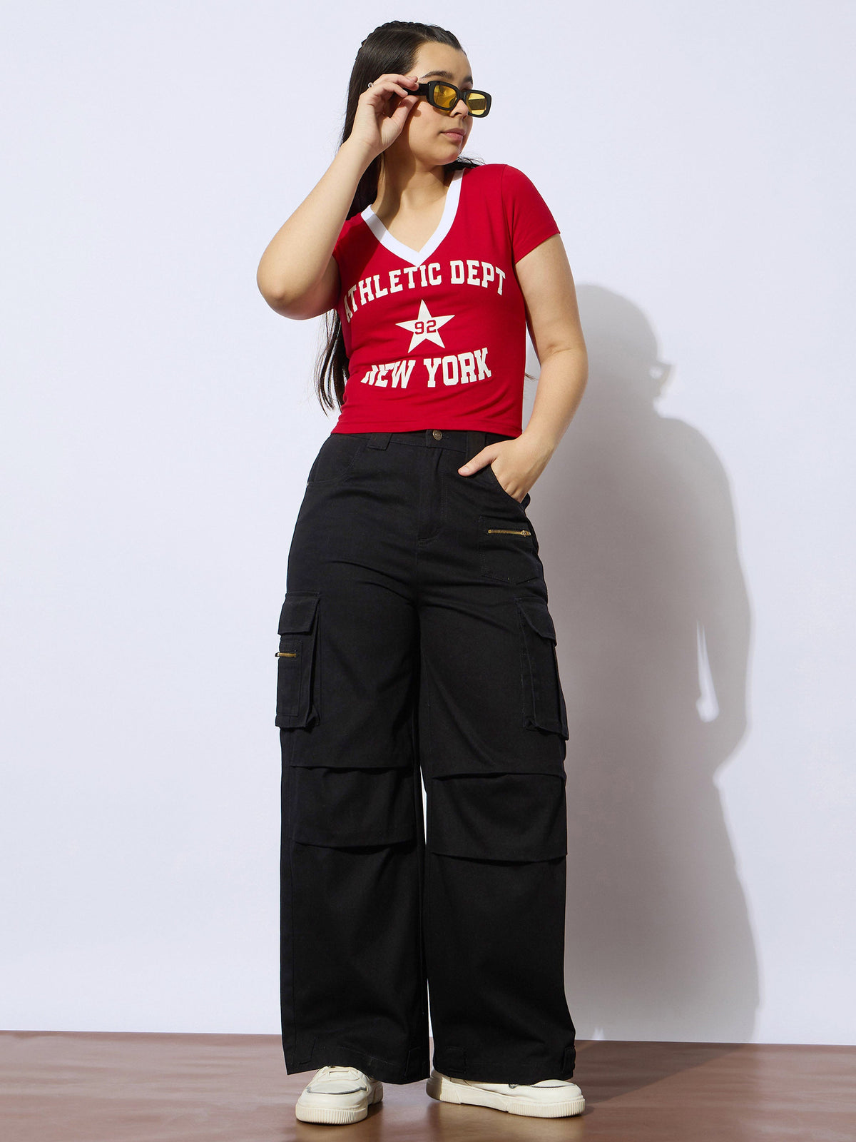 Black Twill Metal Zipper Straight Pants -Noh.Voh
