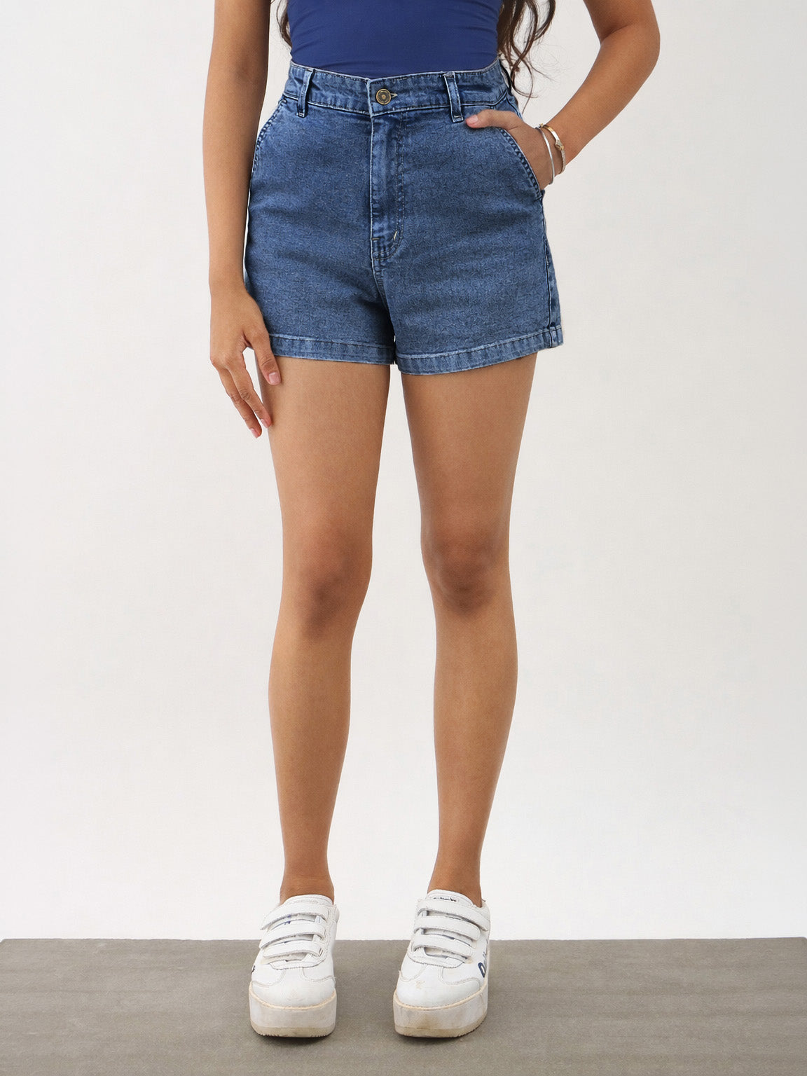 Blue Blast Denim Shorts -Noh.Voh