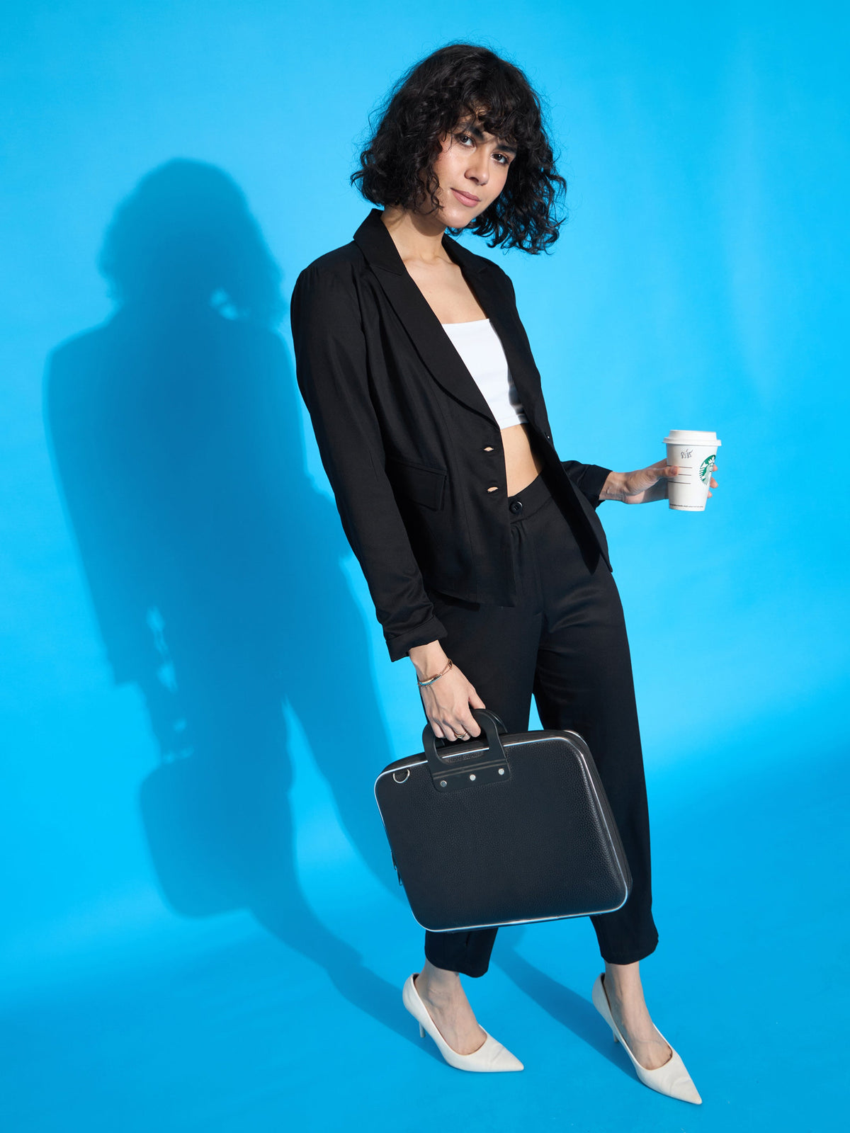 Black Rayon Tencil Tapered Pants -SASSAFRAS worklyf