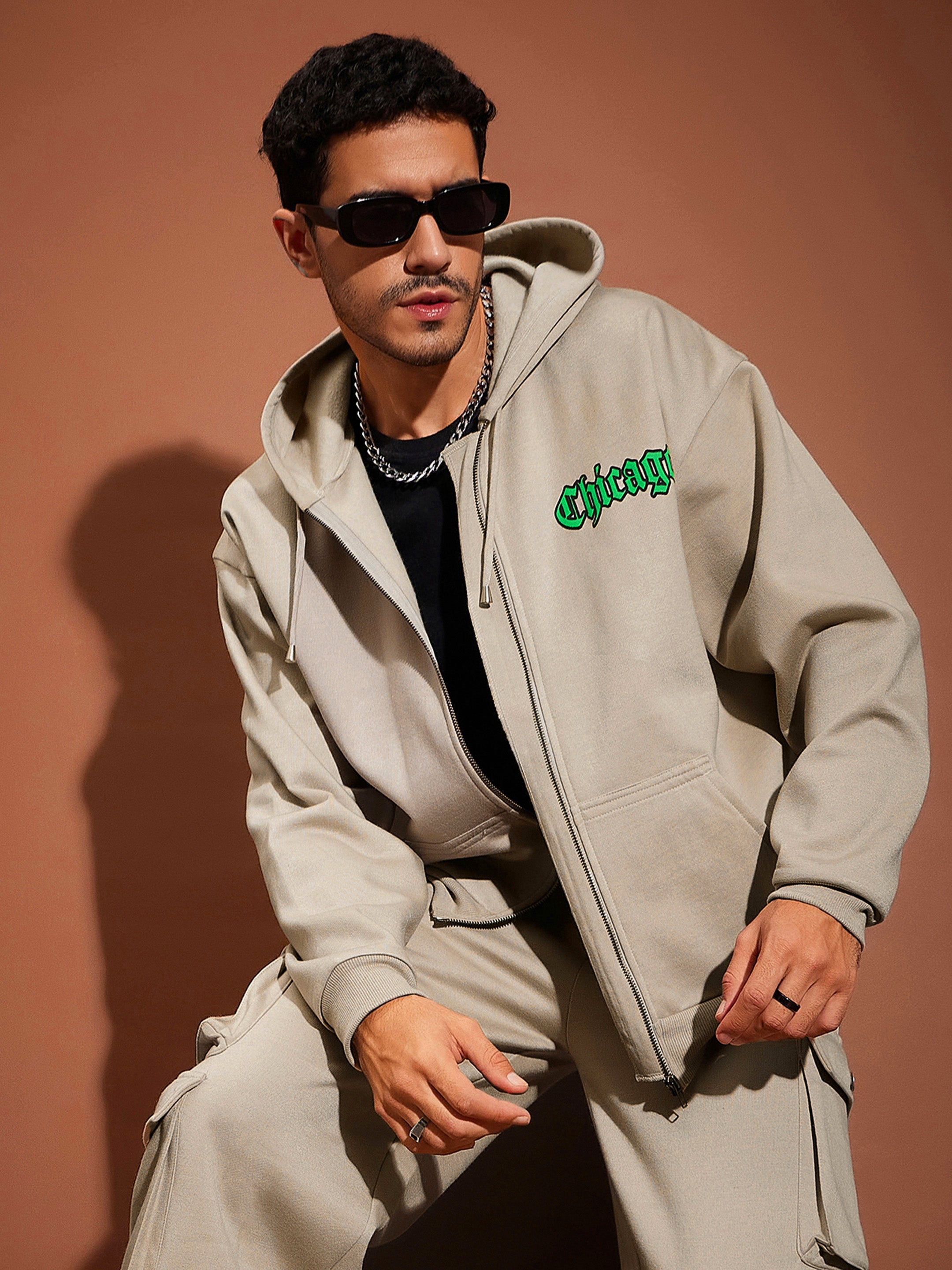 Maxi zip up hoodie