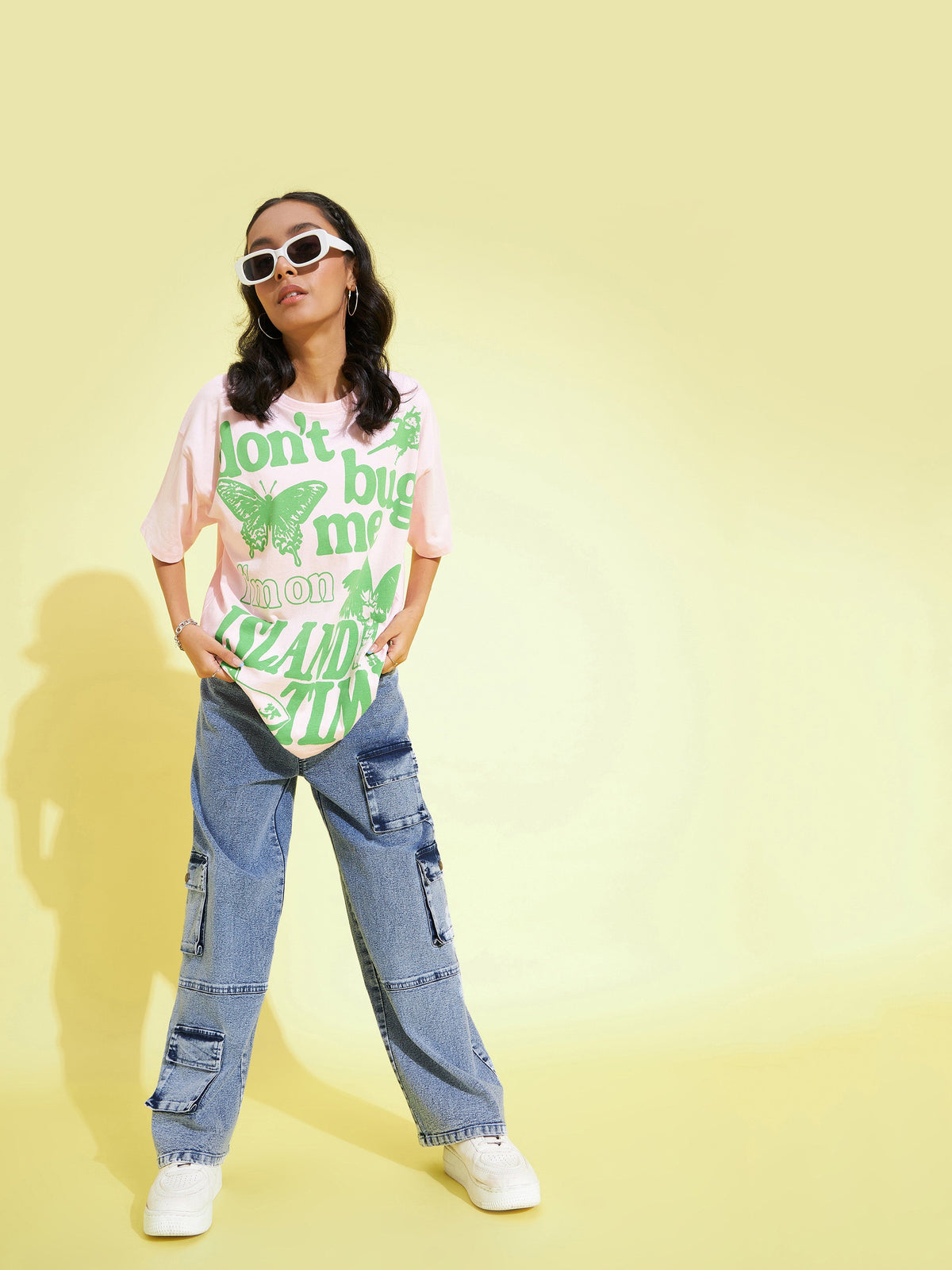 Blue Acid Wash Multi Pockets Straight Jeans-Noh.Voh