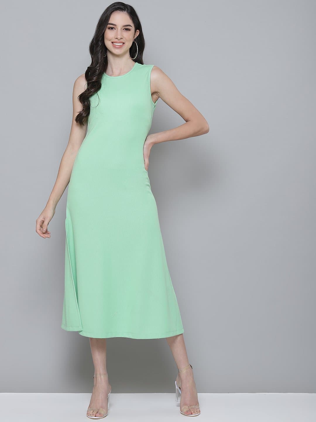 Mint green a line dress best sale