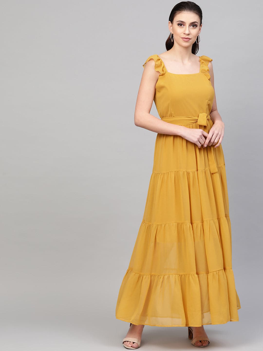 Sleeveless Maxi Dresses - Checkout Latest Sleeveless Maxi Dress Collection  Online at Myntra