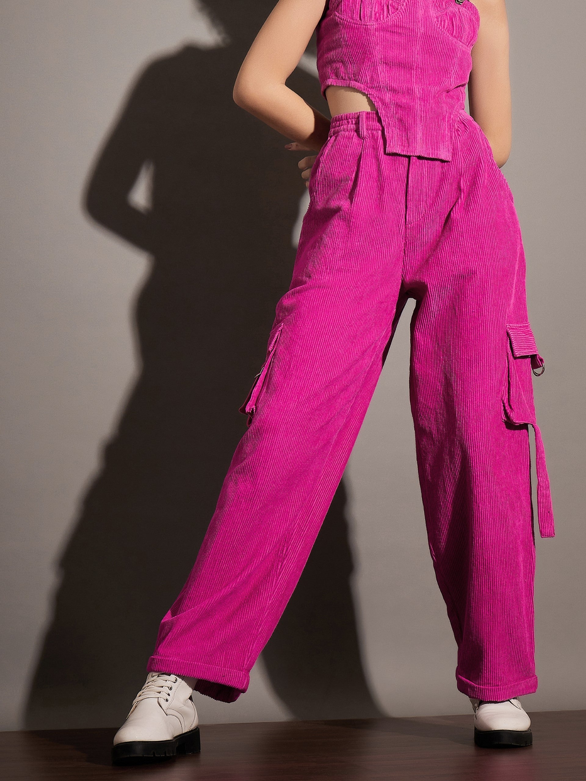 Pink Corduroy Pants