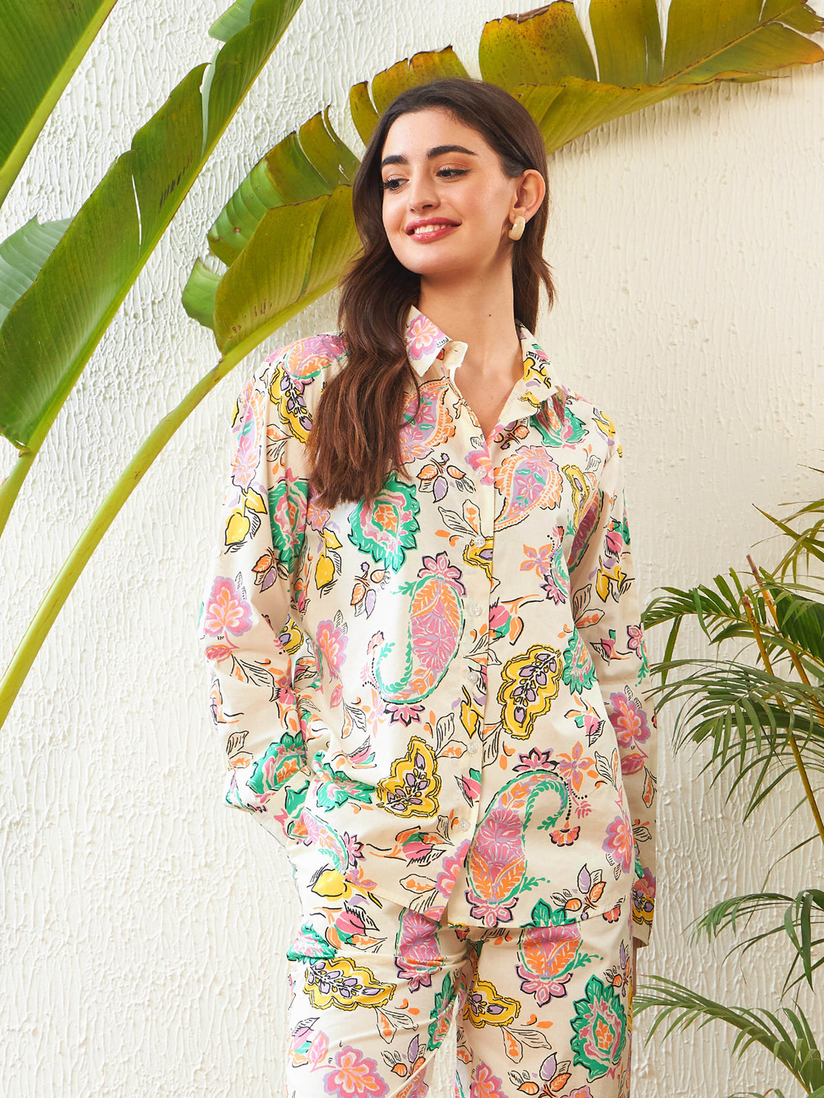 Off-White Paisley Regular Shirt-SASSAFRAS