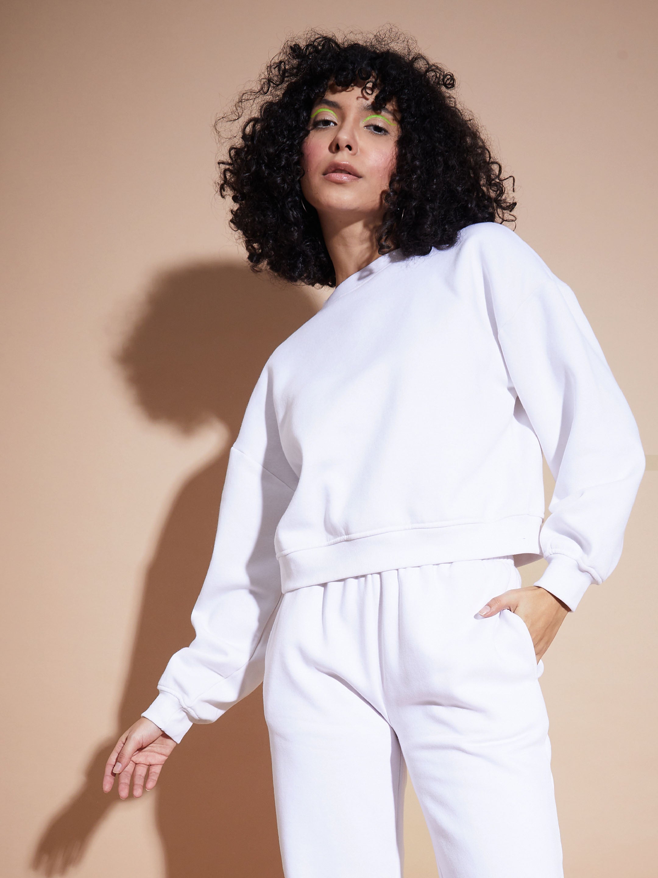 Oversized white cheap sweatshirt womens