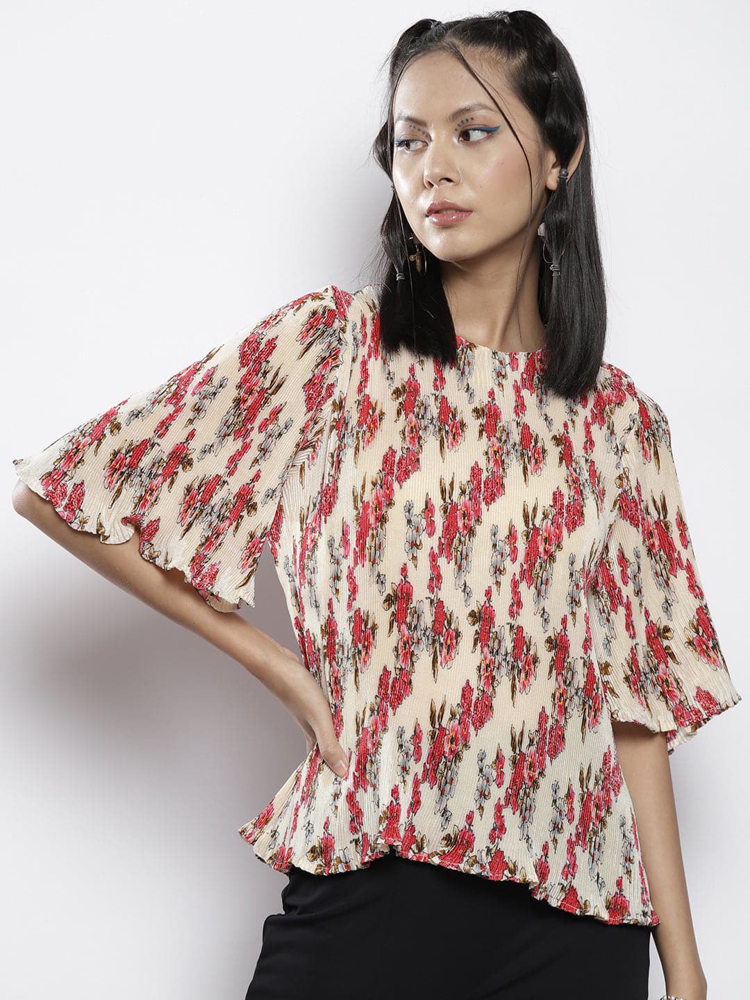 Floral print tops hot sale online shopping