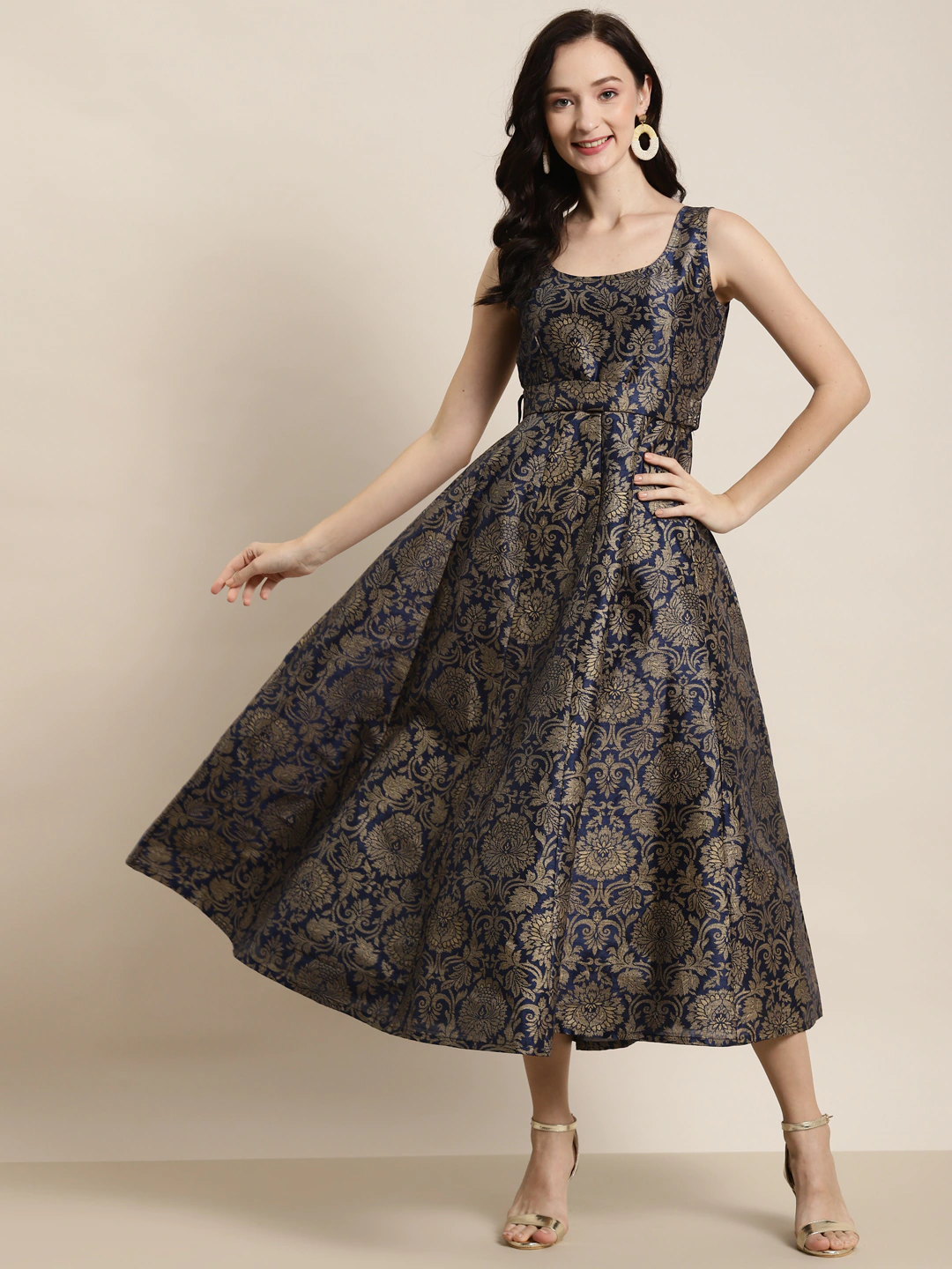 Jacquard hotsell long dress