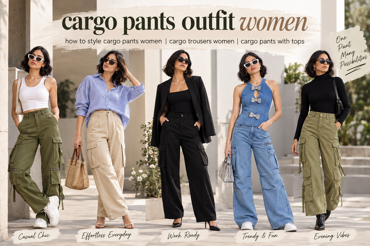 Cargo Pants Outfit Ideas for Women: 10 Ways to Make Them Look Chic