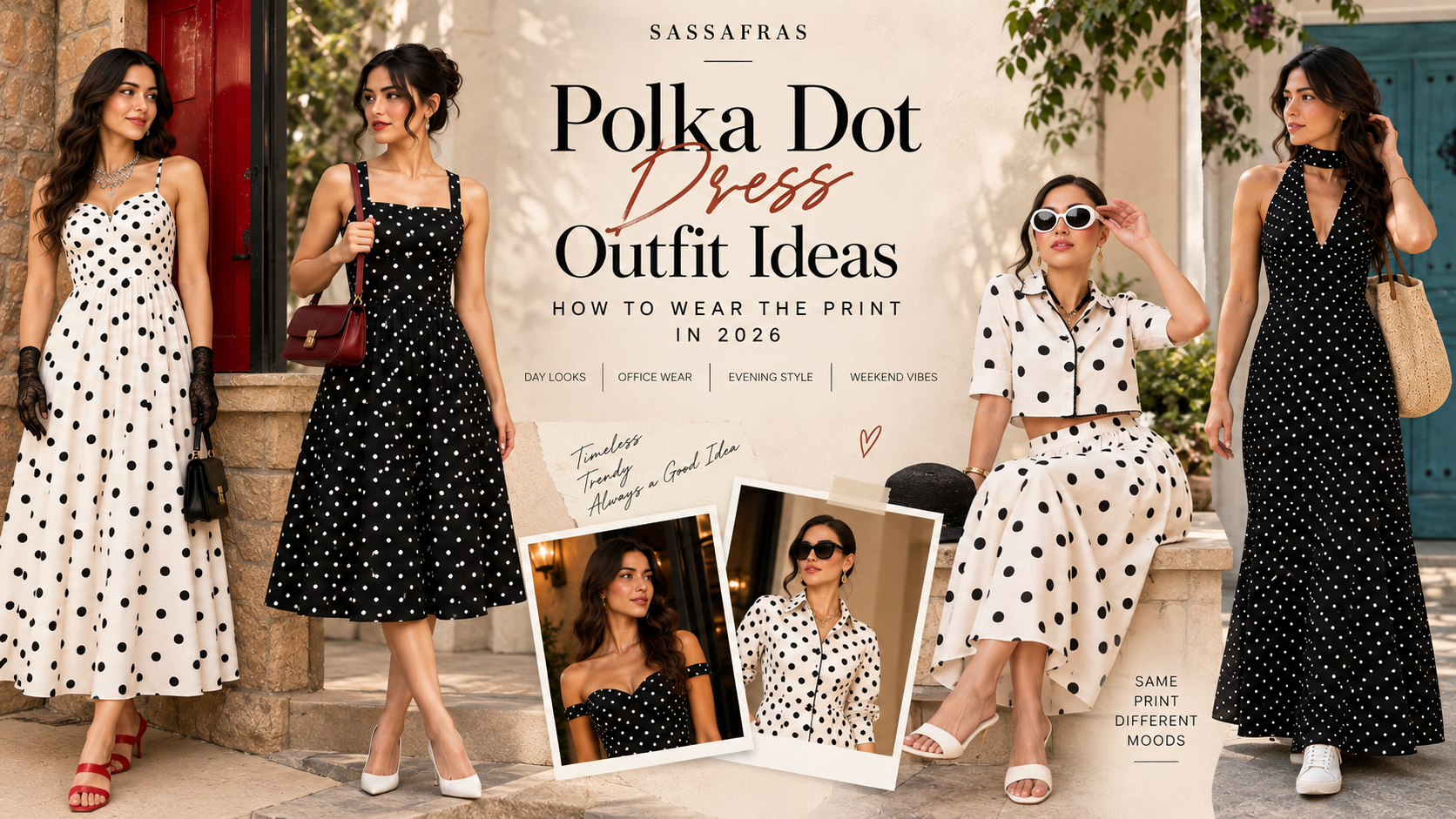 Polka Dot Dress Outfit Ideas: How to Wear the Print in 2026