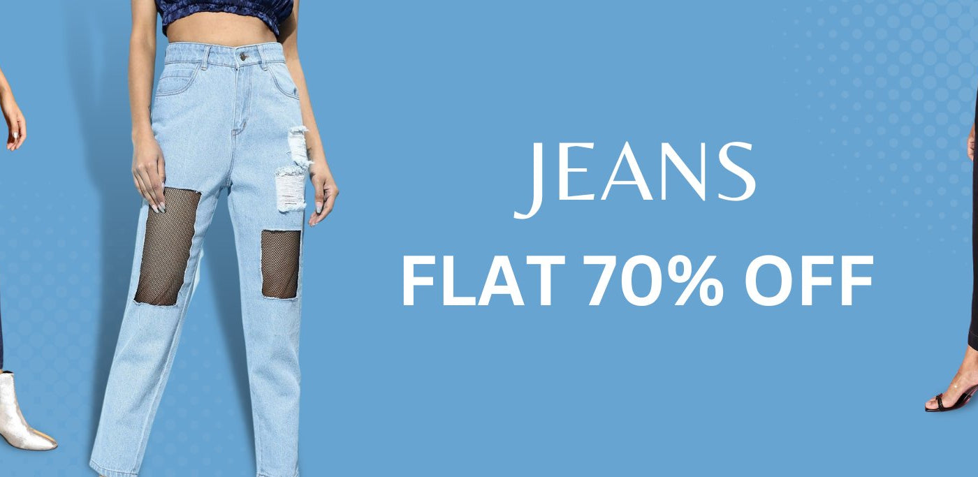 Jeans - Flat 70% Off