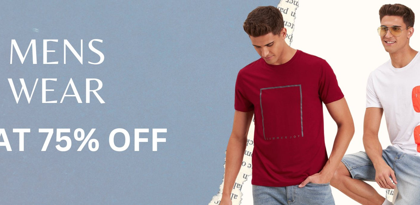 Men's Wear - Flat 75% Off