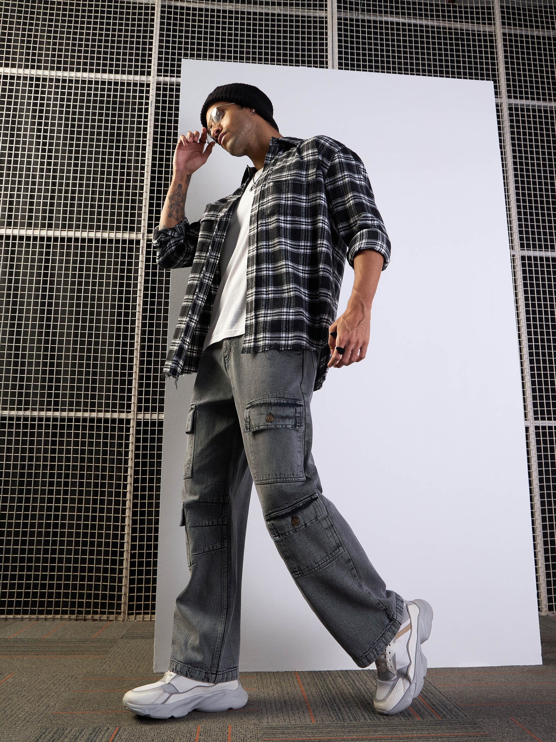 Grey Baggy Jeans Outfit Men Baggy Jeans Outfit Light Gray Jeans