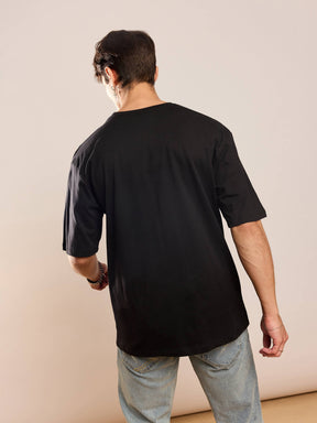 Unisex Black STANCE Oversized T-Shirt-MASCLN SASSAFRAS