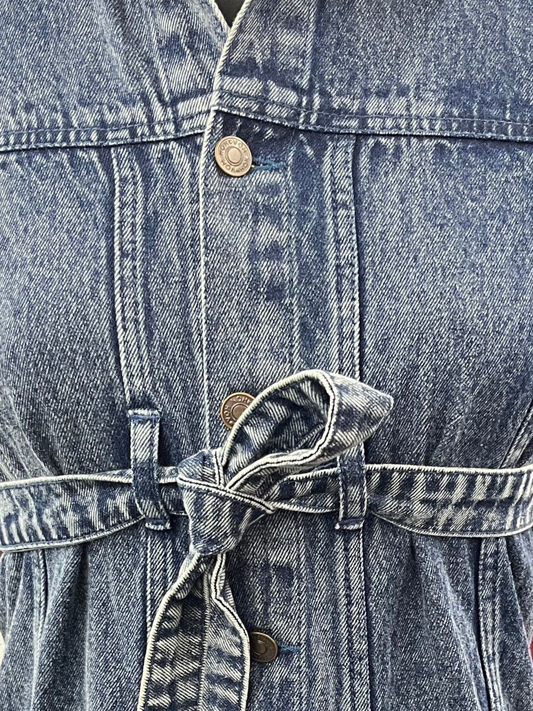 Blue Blast Denim Belted Shirt Dress-Noh.Voh 