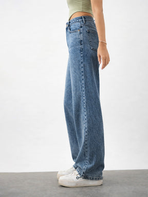 Blue Blast Denim Ankle Length Jeans-Noh.Voh 