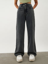Black Washed Ankle Length Jeans-Noh.Voh 
