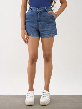 Blue Blast Denim Shorts -Noh.Voh 