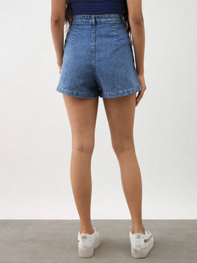 Girls Blue Blast Denim Shorts