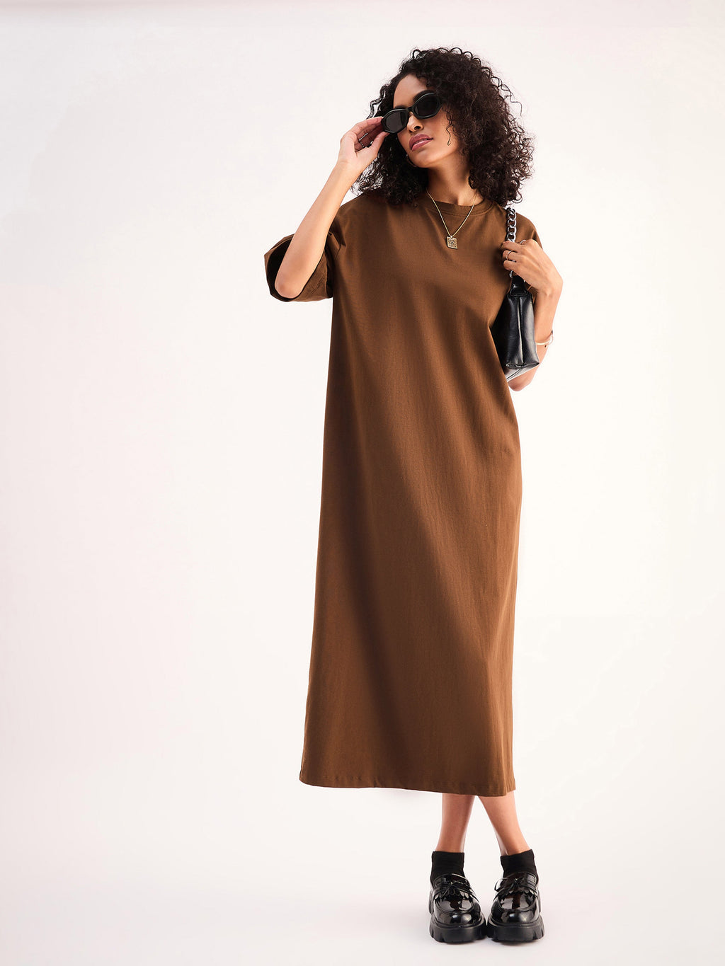 long loose t shirt dress Buy Women Brown Oversized T-Shirt Dress Online at Best Price long loose t shirt dress Buy Women Brown Oversized T-Shirt Dress Online at Best Price