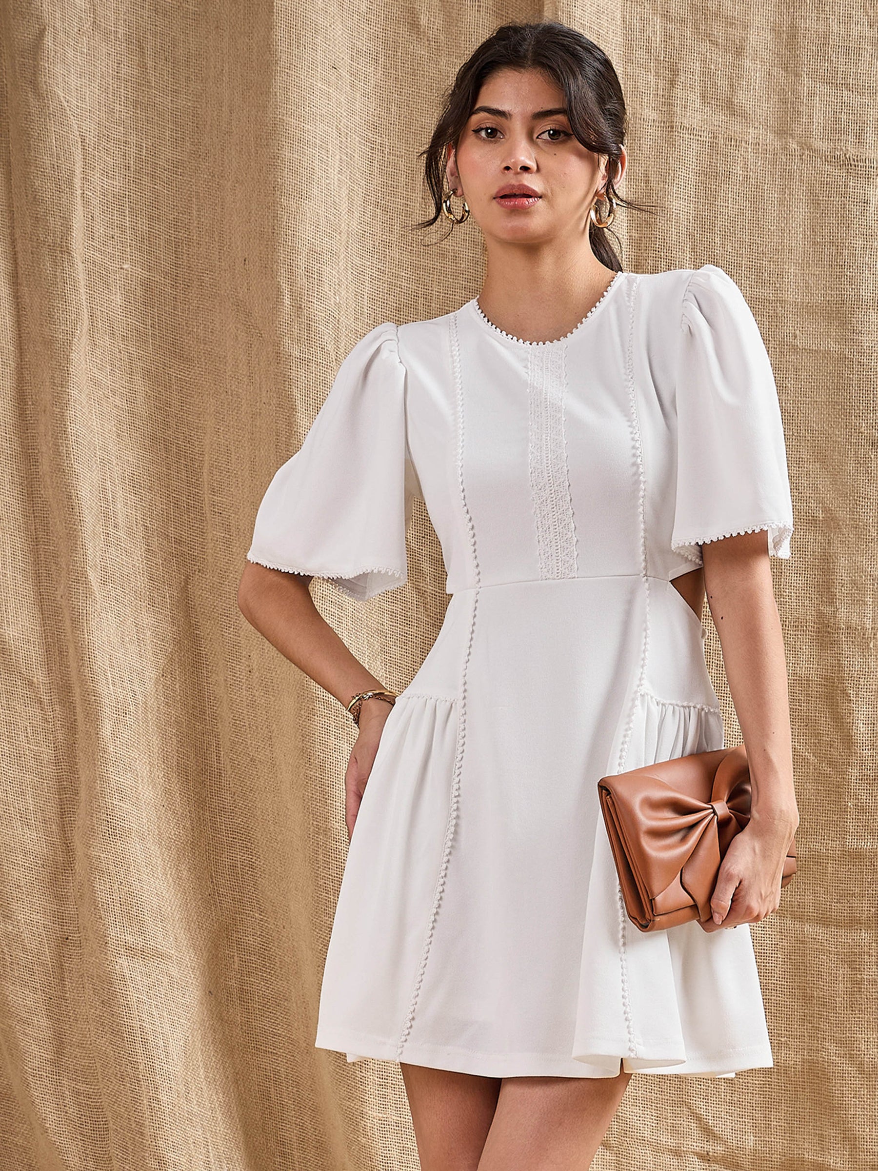 white skater dress with sleeves Cute Skater Dresses at Great Prices | Trendy Women's Skater Dress