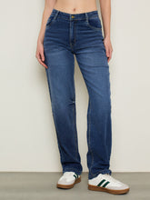 Blue Wash Low Waist Straight Fit Jeans -SASSAFRAS BASICS