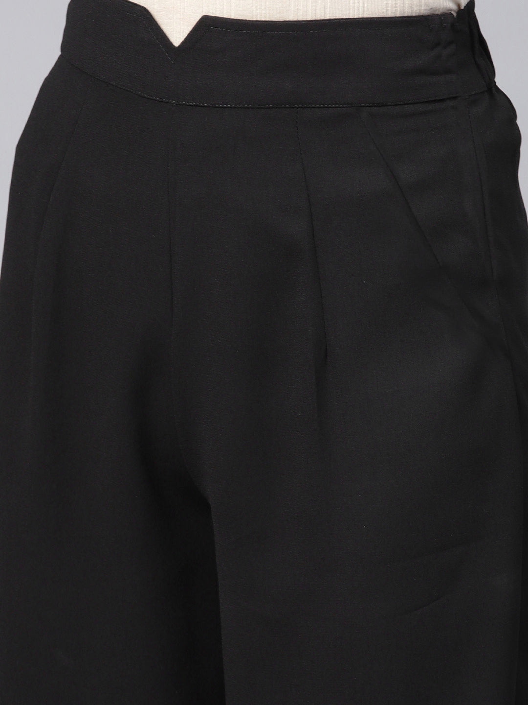 Black Wide Leg Trousers