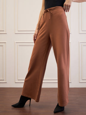 Bown Terry Wide Leg Track Pants-SASSAFRAS