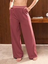 Pink Elasticated Waist Pants-SASSAFRAS worklyf