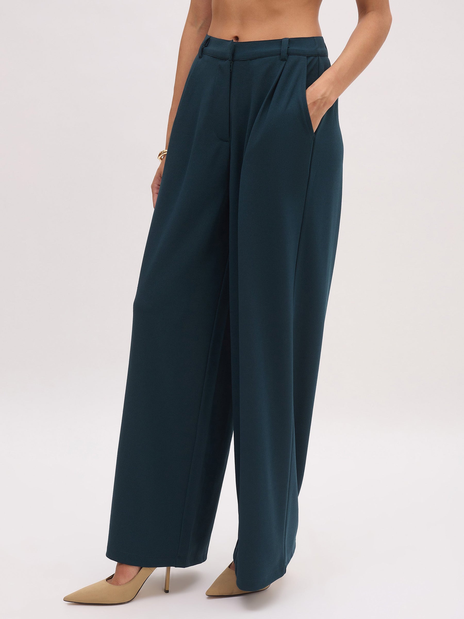 Emerald Cross Pocket Pants-SASSAFRAS worklyf