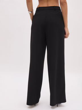 Black Cross Pocket Pants-SASSAFRAS worklyf