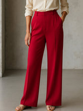 Maroon Cross Pocket Pants-SASSAFRAS worklyf
