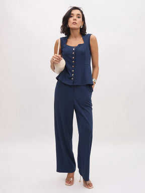 Blue Cross Pocket Pants-SASSAFRAS worklyf