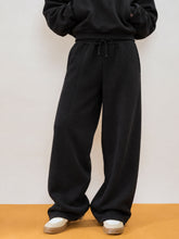 Black Fleece Conceal Zipper Pockets Track Pants-SASSAFRAS