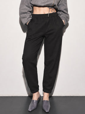 Black Fleece Jogger-SASSAFRAS