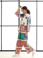 Multi Colour Conversational Printed Shirt With Pants-SASSAFRAS alt-laze