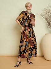 Black Boho Printed Peplum Top With Skirt-Pink Paprika By SASSAFRAS