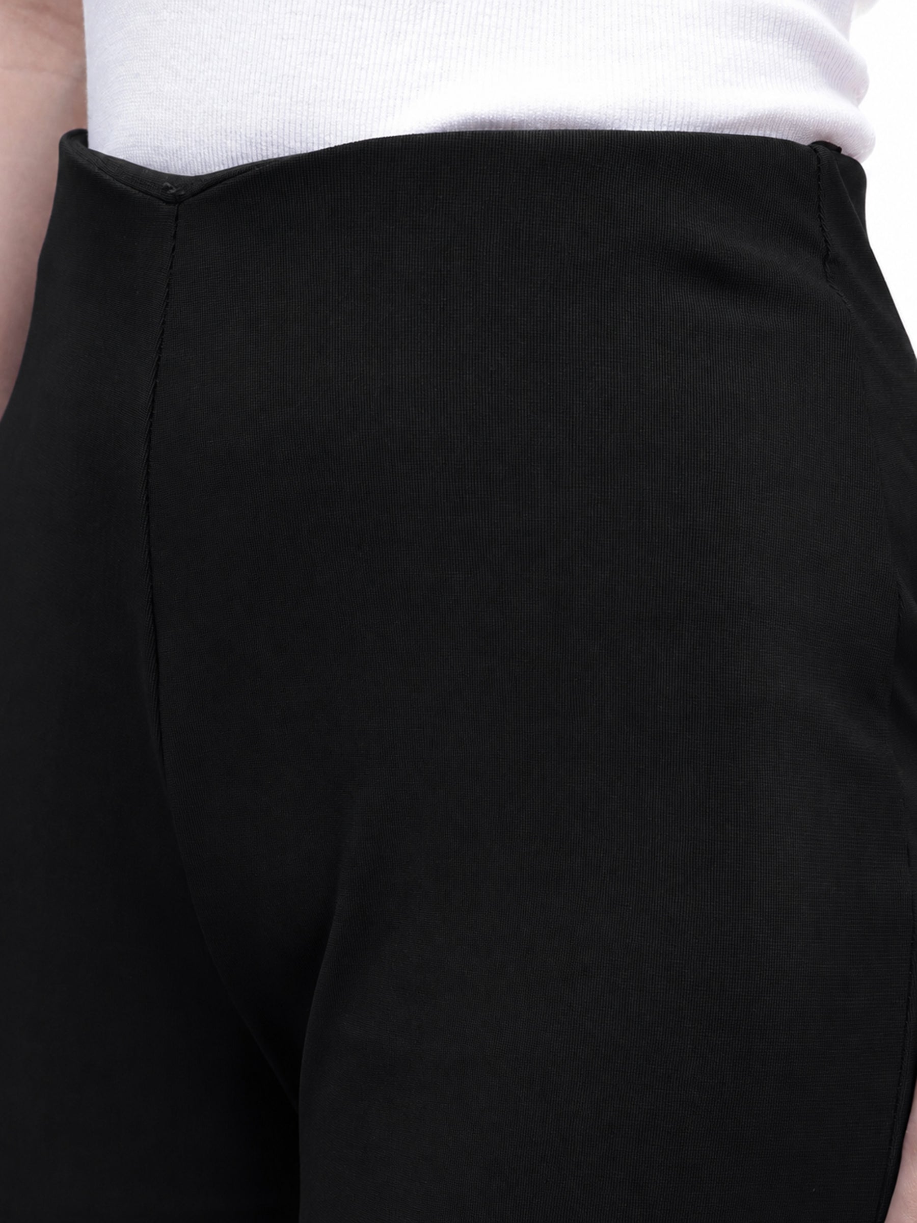 Black Button Down Full Sleeve Top with Track Pants-SASSAFRAS