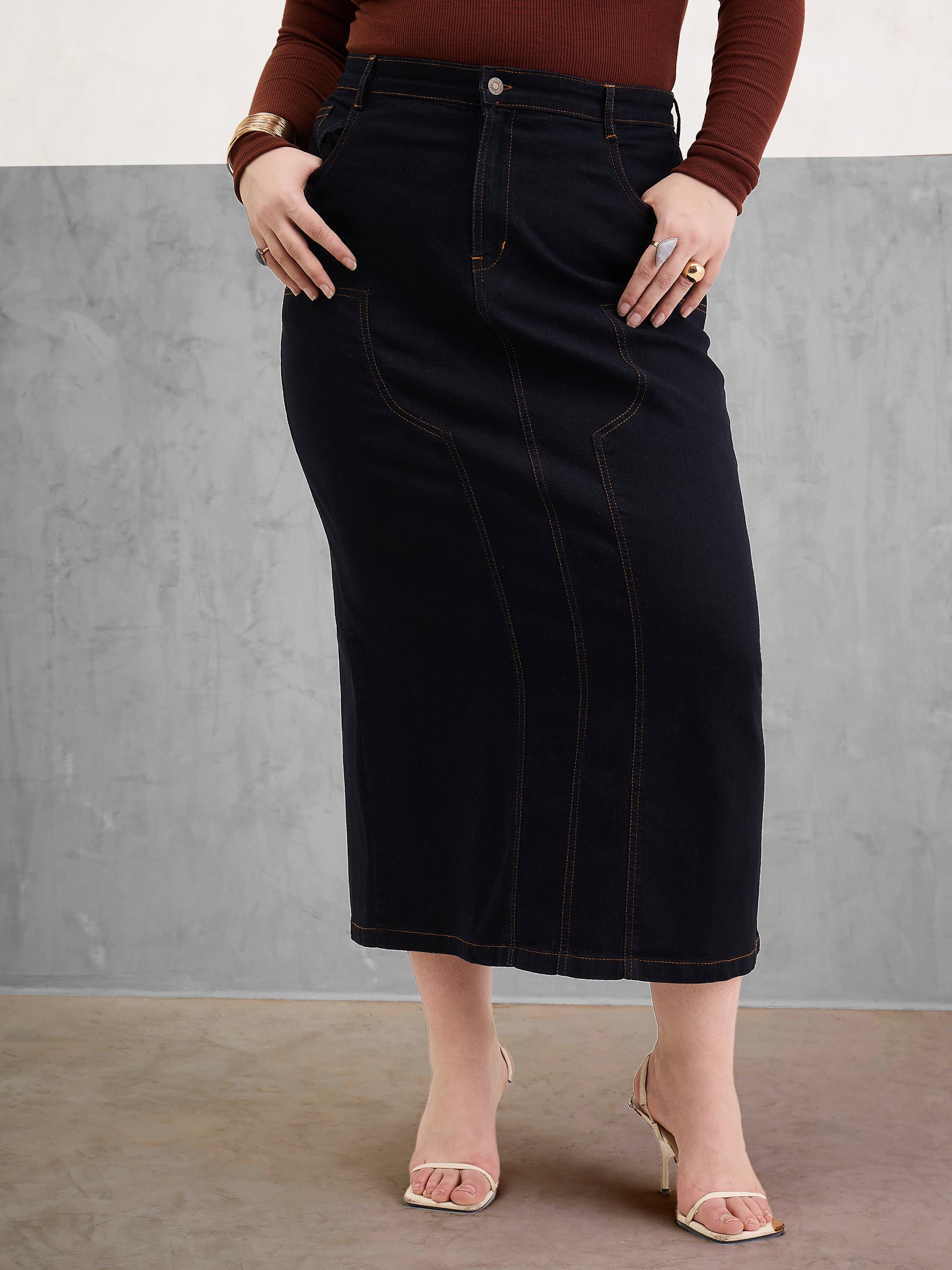 MEER.(メーア) FRONT GATHER TIGHT SKIRTブラック MEER.(メーア) FRONT GATHER TIGHT SKIRTブラック - メルカリ