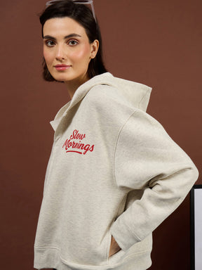 Off-White SLOW MORNING Hoodie With Track Pants-SASSAFRAS