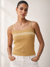 Beige Strappy Regular Top -SASSAFRAS