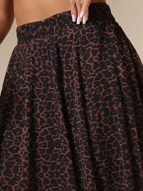 Black Sequin Blazer With Anarkali Skirt-Shae by SASSAFRAS