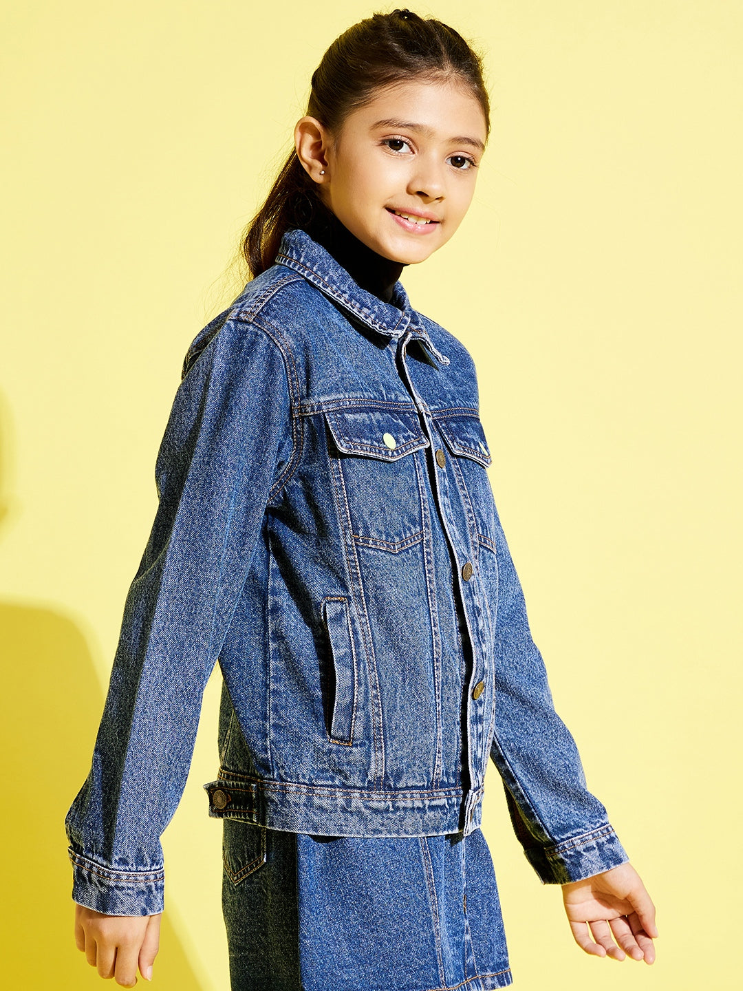 GIRL Dark Blue Denim Jacket