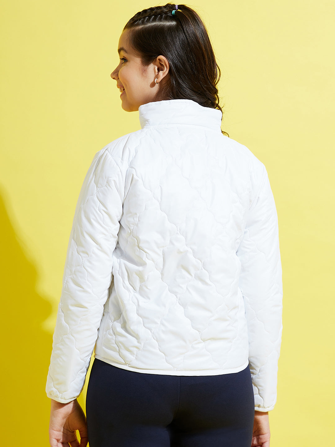 Girls white jacket sale