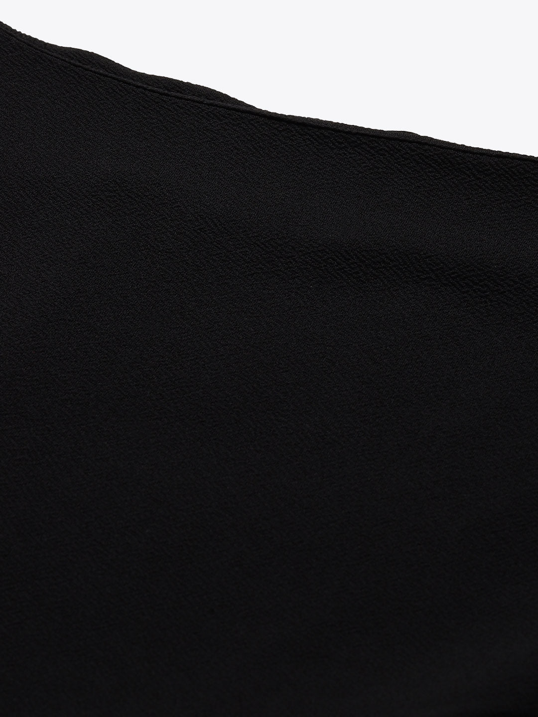 Buy Women Black Belted Drop Shoulder Midi Dress Online At Best Price 