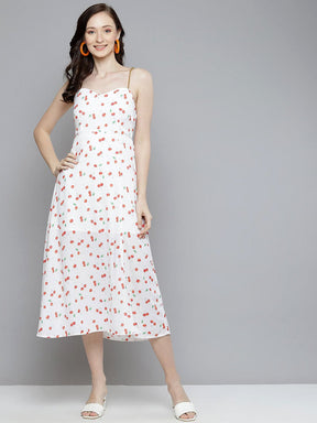 Cherry print outlet dress